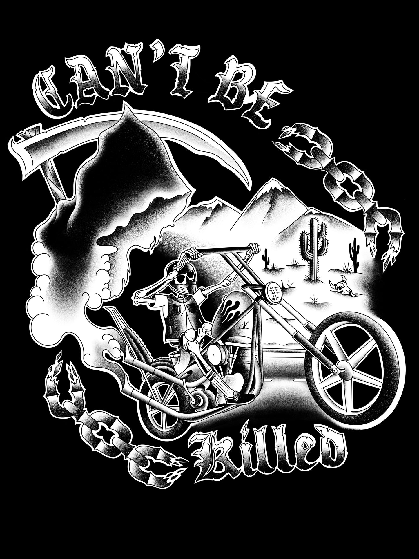 Can't Be Killed Chopper Fundraiser T-Shirt