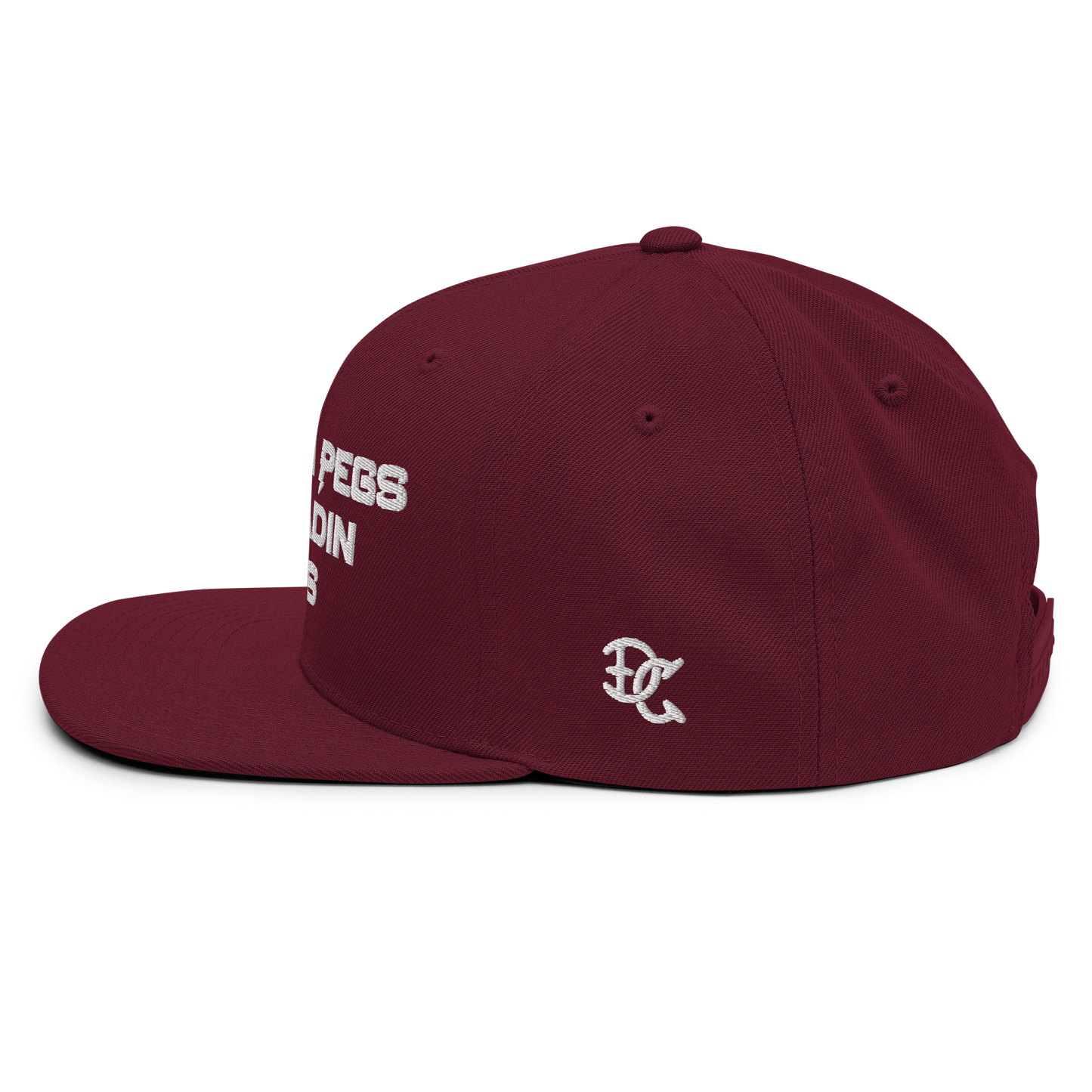 Scrapin' Pegs & Spreadin' Legs Snapback Hat