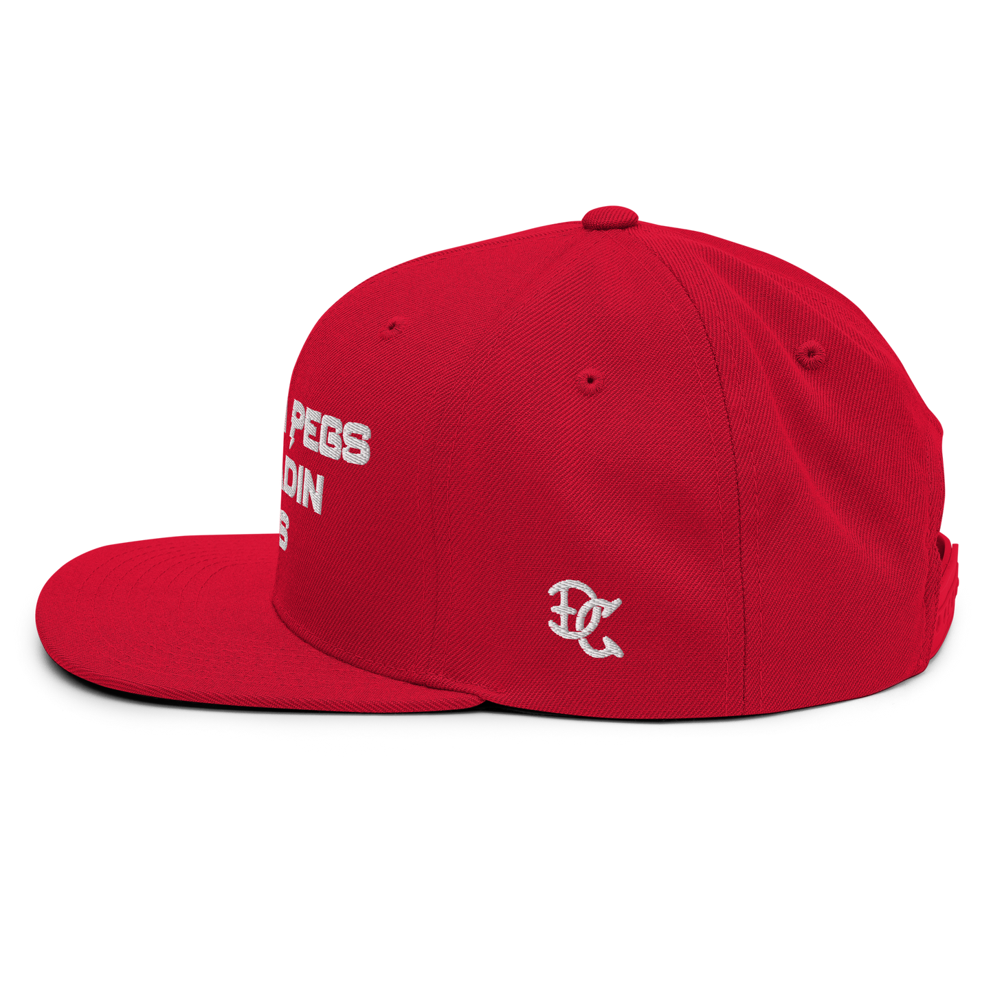Scrapin' Pegs & Spreadin' Legs Snapback Hat