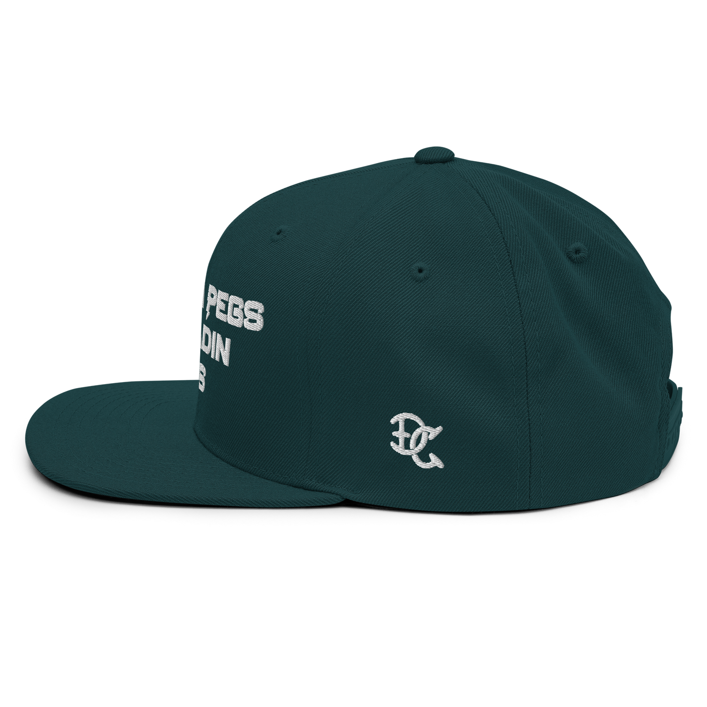Scrapin' Pegs & Spreadin' Legs Snapback Hat