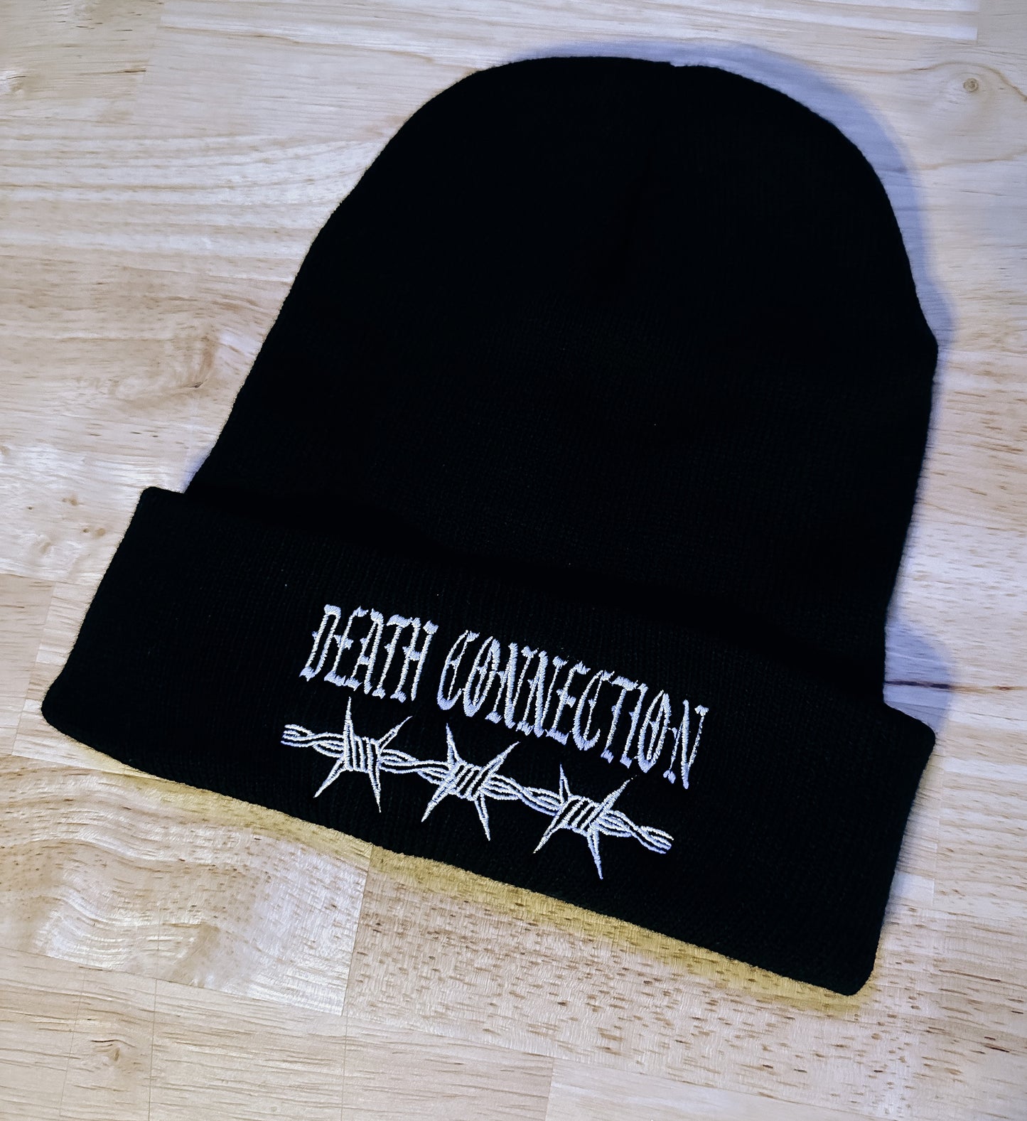 Death Connection Barbed Wire Knit Beanie