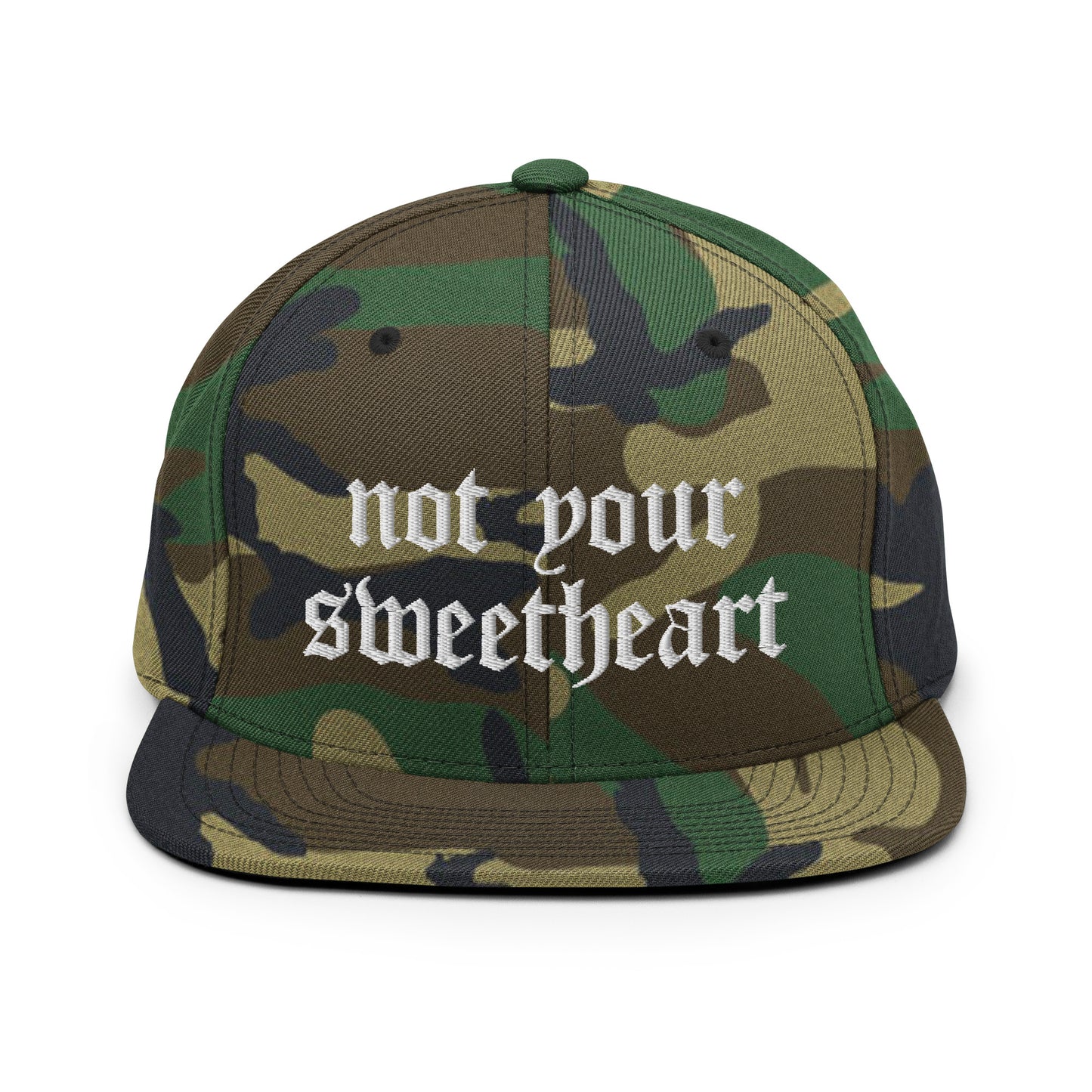 Not Your Sweetheart Snapback Hat