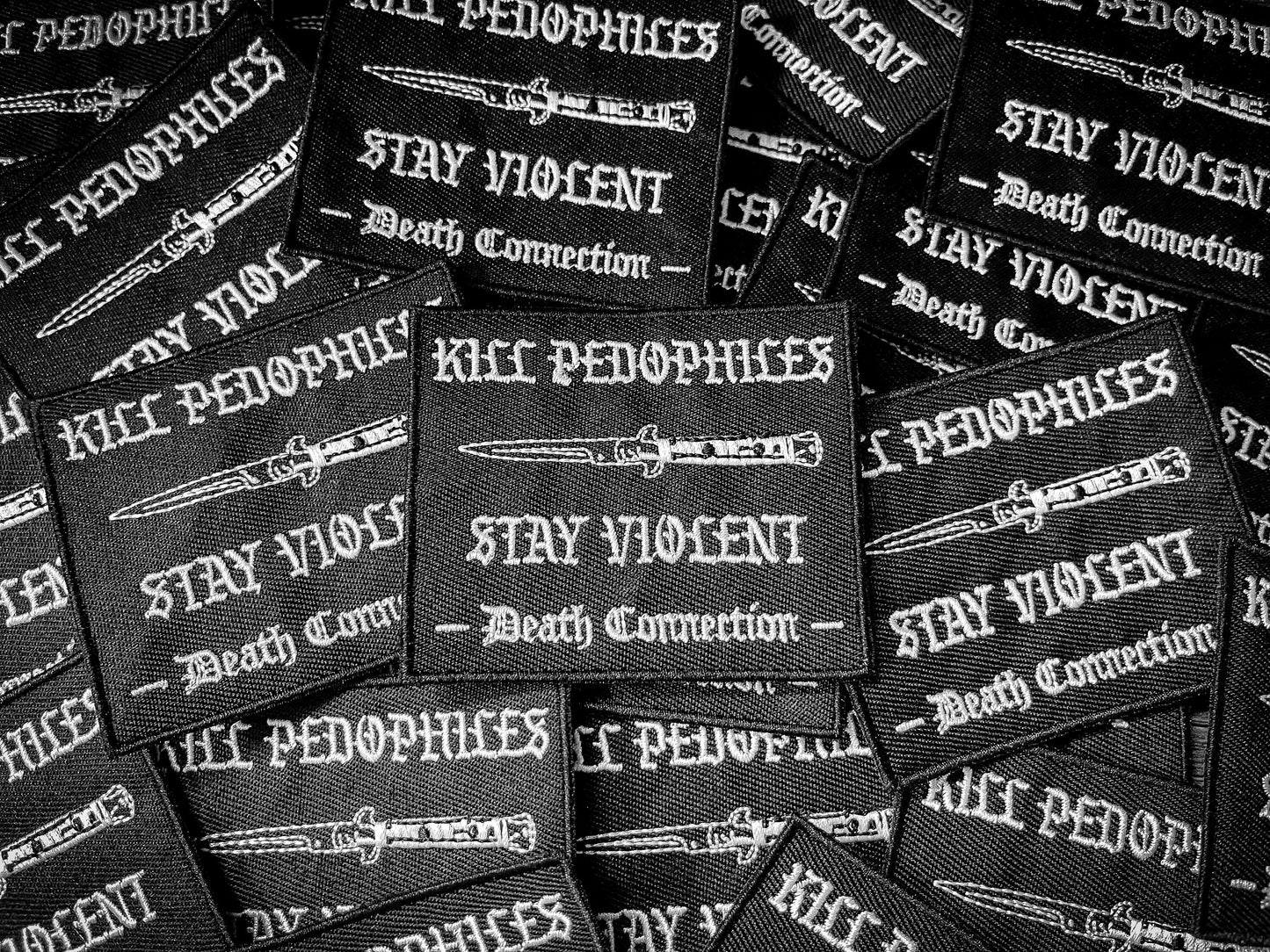 Kill Pedos Embroidered Patch