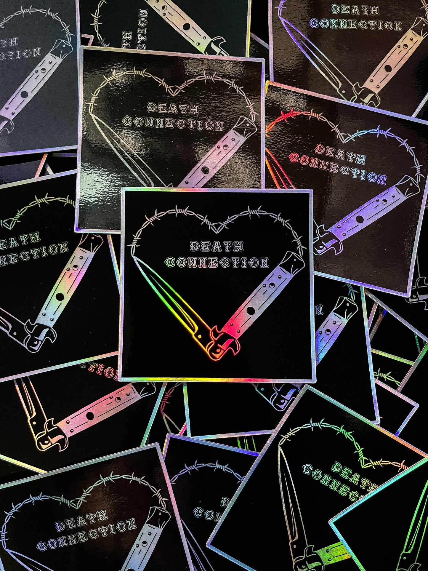 Barbwire Knife Heart Logo