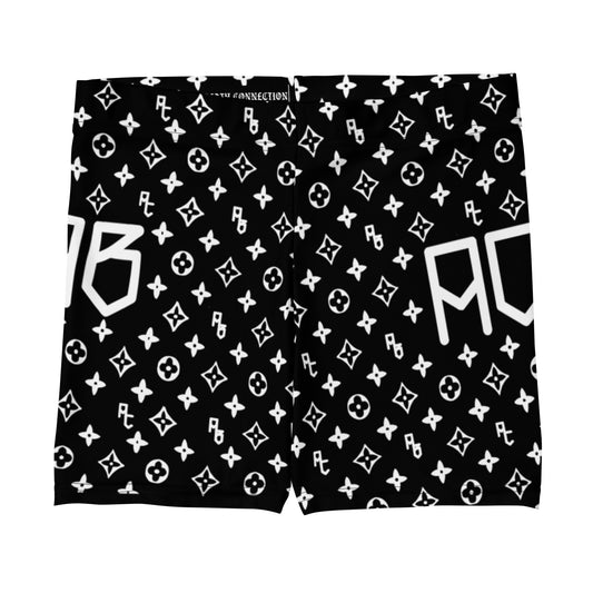 Womens ACAB LV Print Yoga Shorts